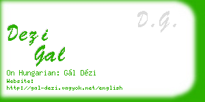 dezi gal business card